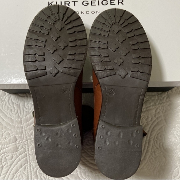 NEW Kurt Geiger London double strap biker boots - Picture 10 of 13